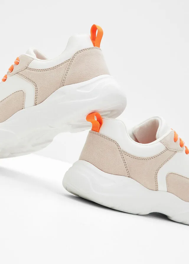 Sneakers bajos Naranja-beige