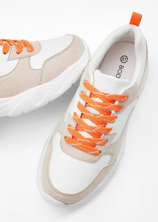 Sneakers bajos Naranja-beige