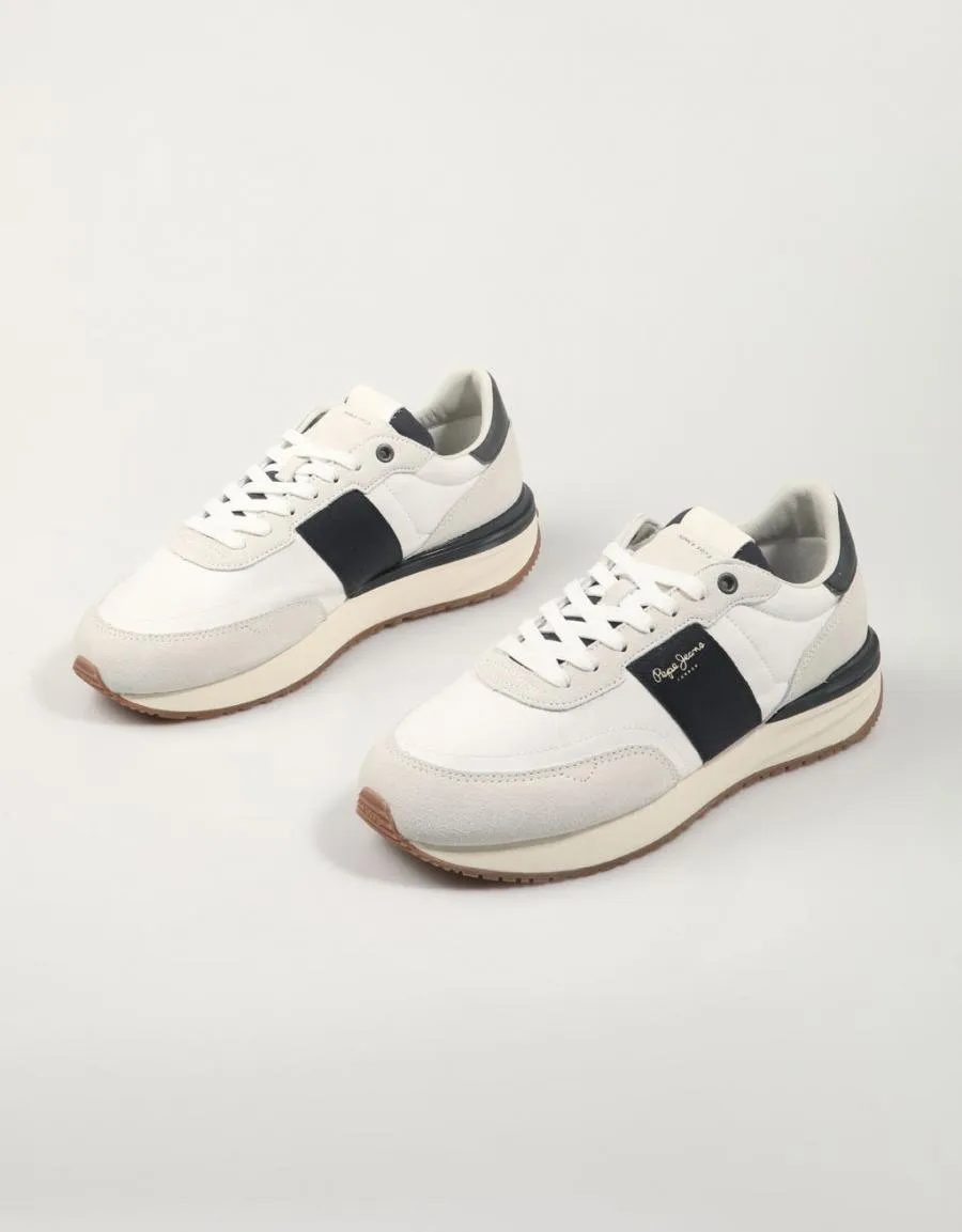  sneakers PEPE JEANS Buster Tape - Pms60006 en White 84686