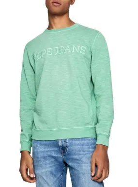 sudadera pepe jeans gavin verde para hombre