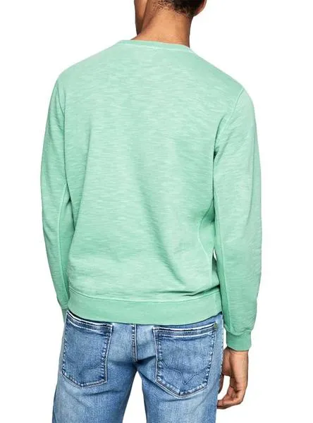 sudadera pepe jeans gavin verde para hombre