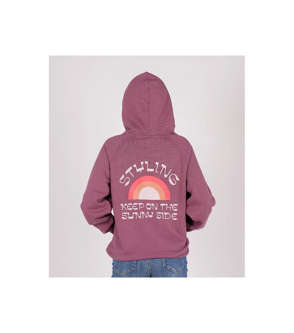 Sudadera STYLING Sunny-Cabernet