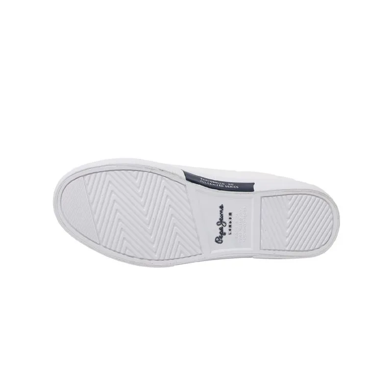 Tenis Pepe Jeans Hombre Kenton Flag M Blanco - Azul