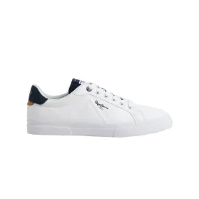 Tenis Pepe Jeans Hombre Kenton Flag M Blanco - Azul