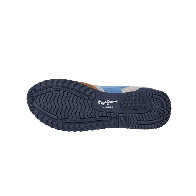 Tenis Pepe Jeans Hombre London One M Vinted Azul - Gris