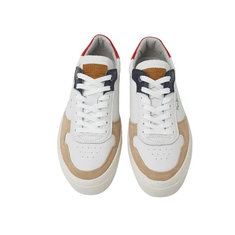 Tenis Pepe Jeans Hombre Yogi Street 3.0 Blanco - Café