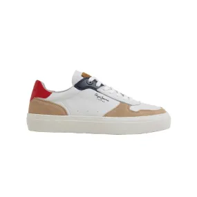 Tenis Pepe Jeans Hombre Yogi Street 3.0 Blanco - Café