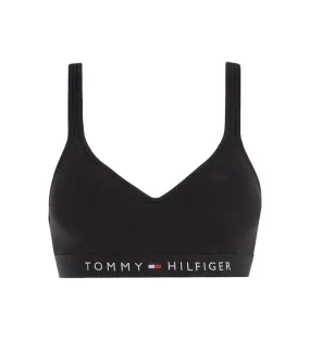 TOMMY HILFIGER SUJETADOR BRALETTE CON REALCE NEGRO