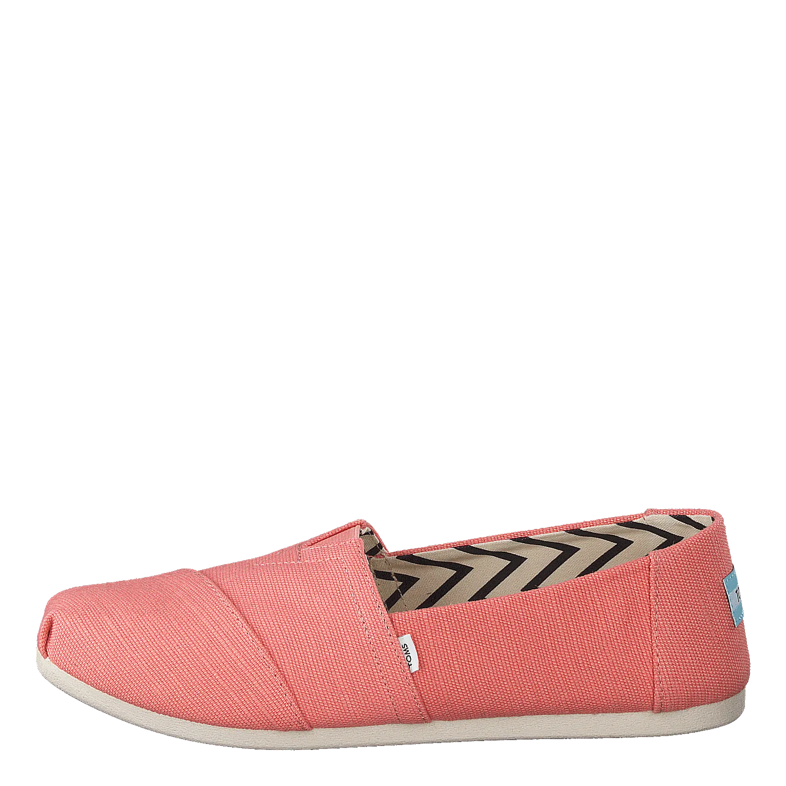 Toms zapatos Classic Heritage Recycled Canv Peach Pink