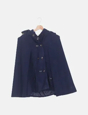 UEYKAY Parka azul doble botón