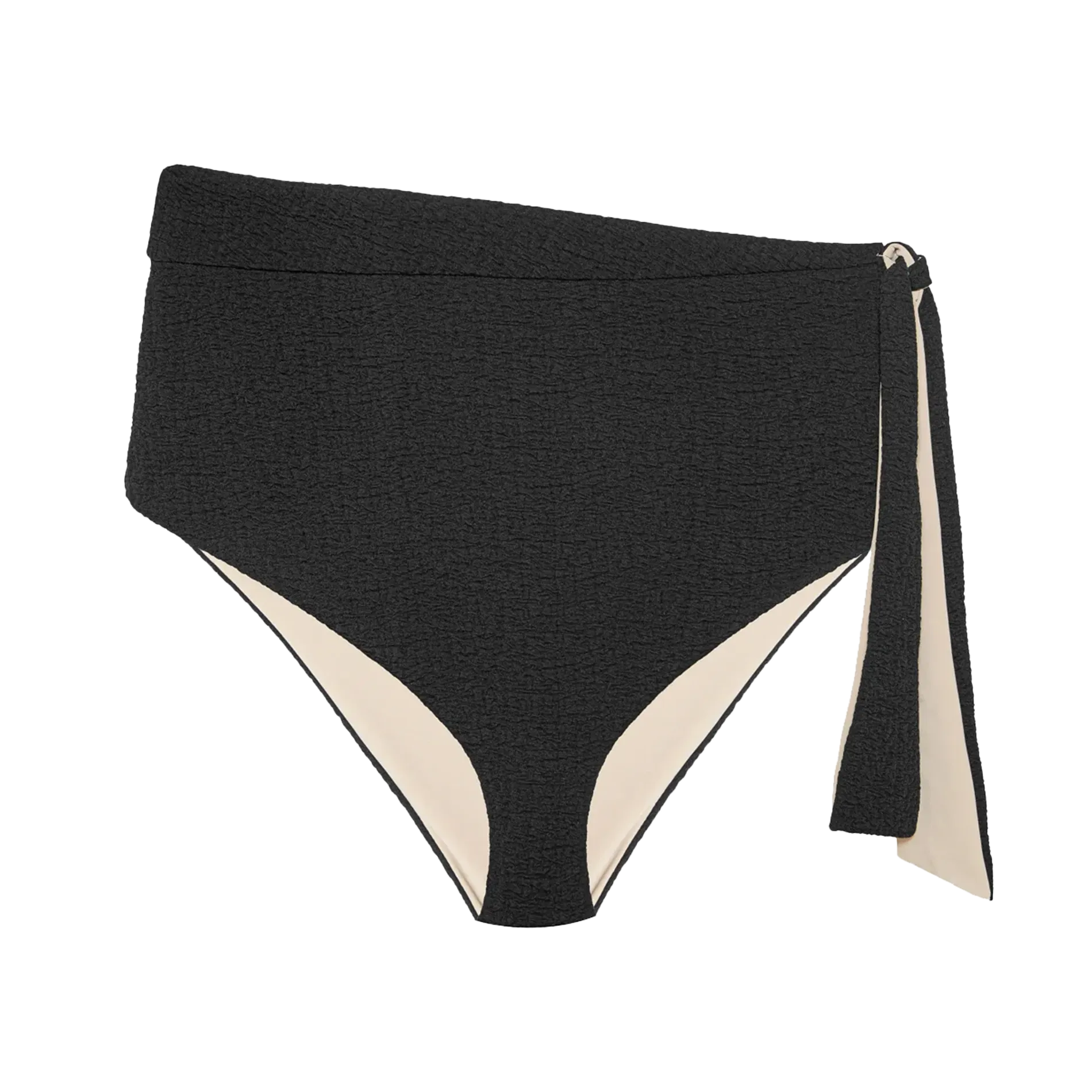 UNDRESS CODE PERFECTLY IMPERFECT - Braguita de bikini de talle alto en negro