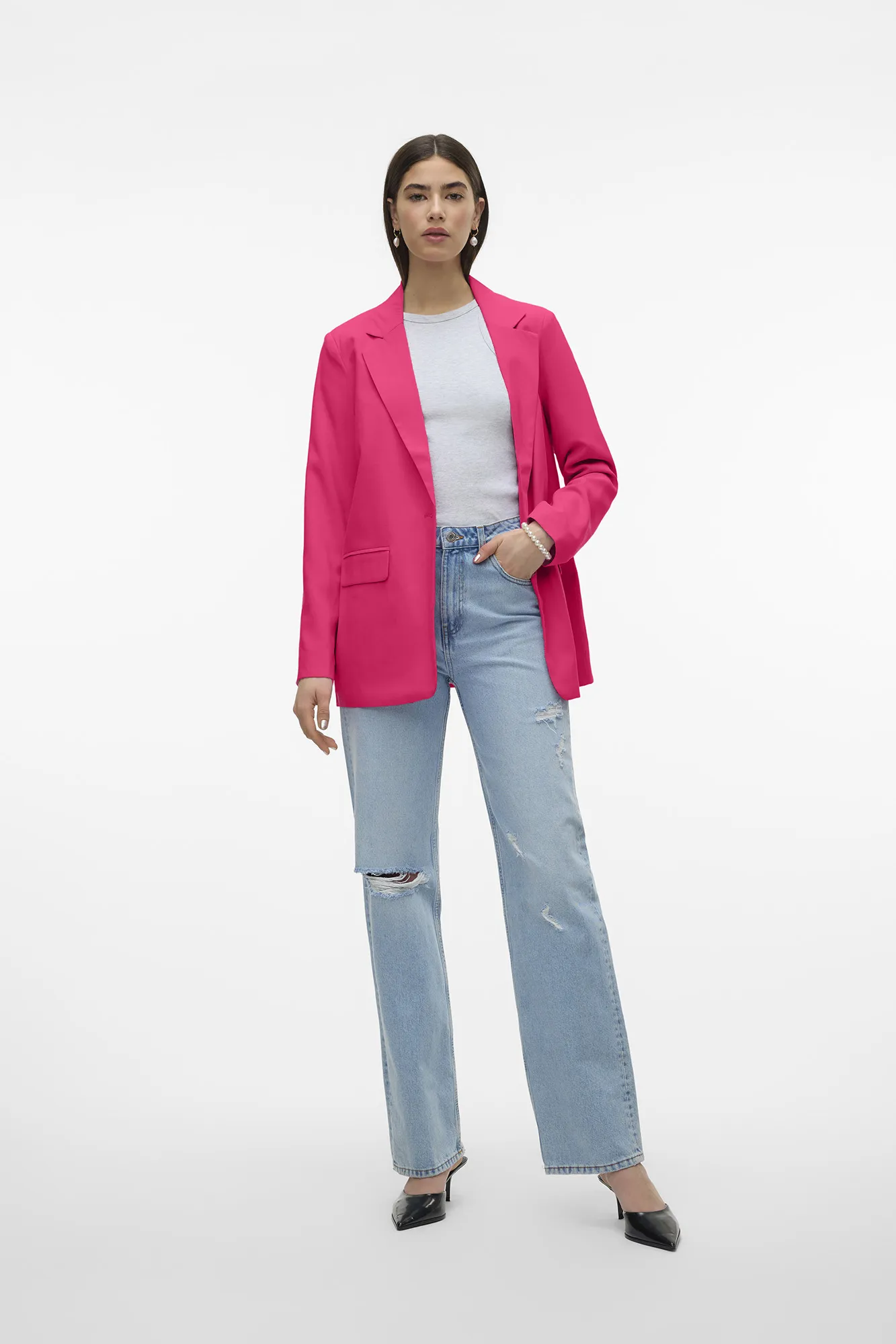 Vero Moda Blazer clásica corte recto