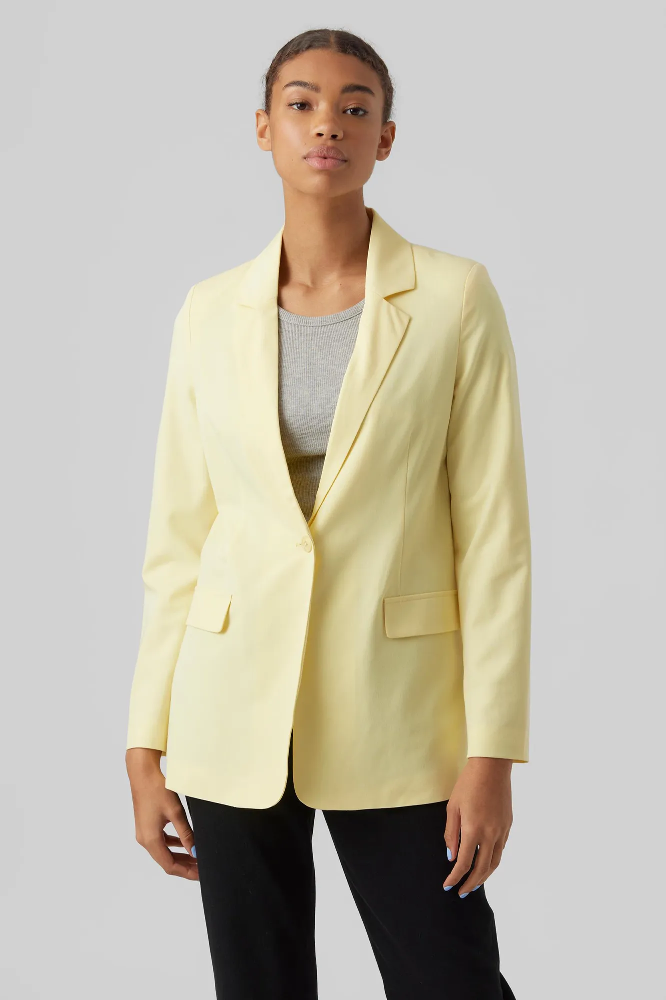 Vero Moda Blazer clásica de mujer corte recto