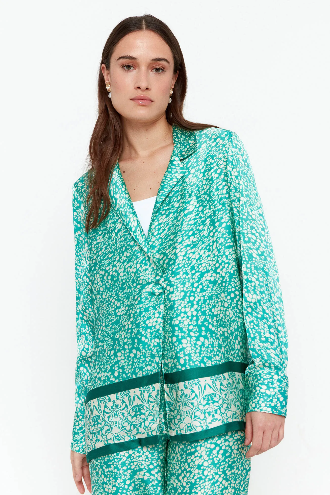 Vero Moda Blazer fluida estampada