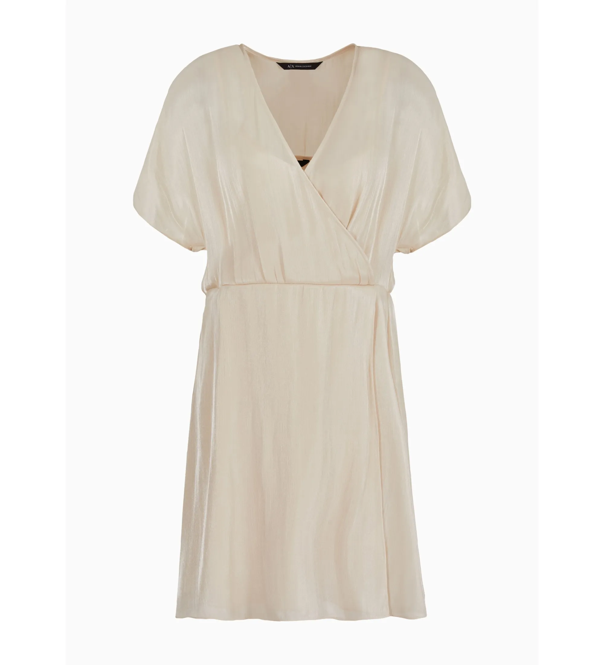 Vestido Fruncido beige