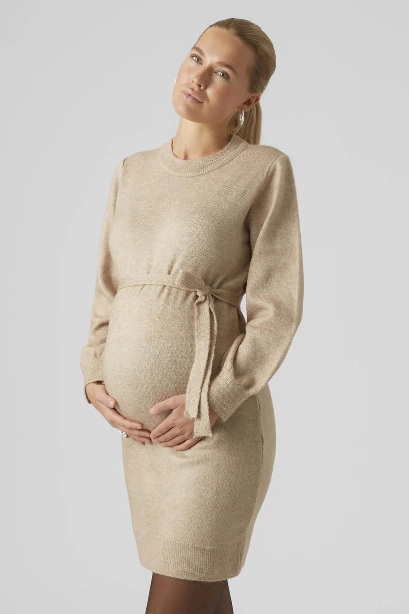 Vestido punto maternity