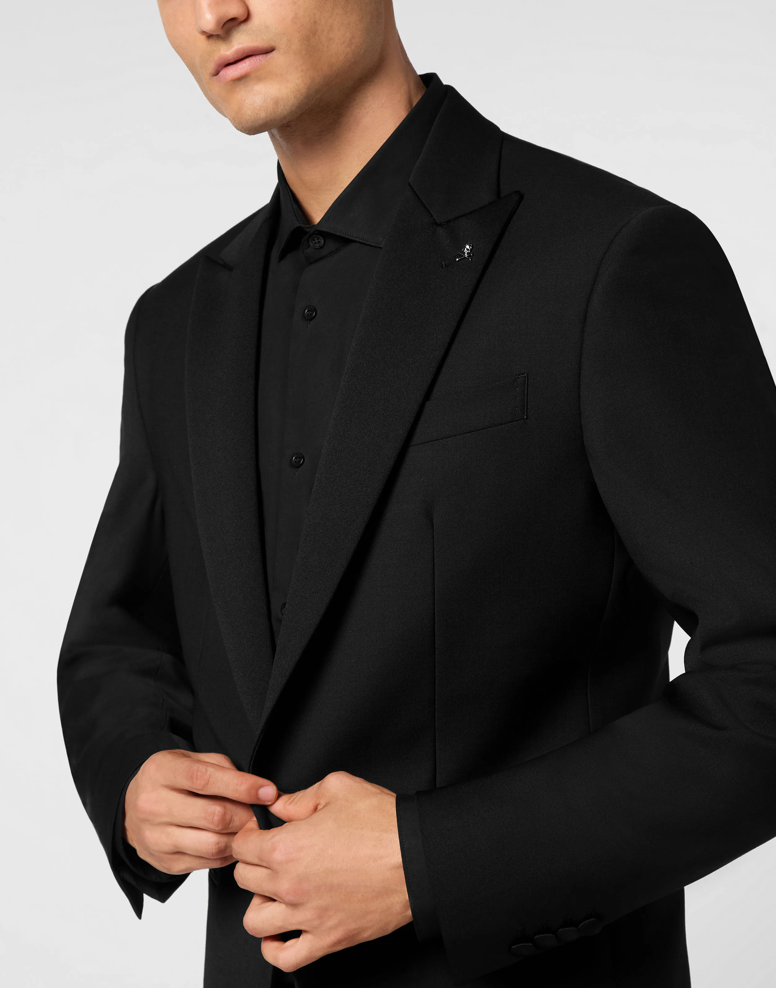 Wool Tuxedo Blazer