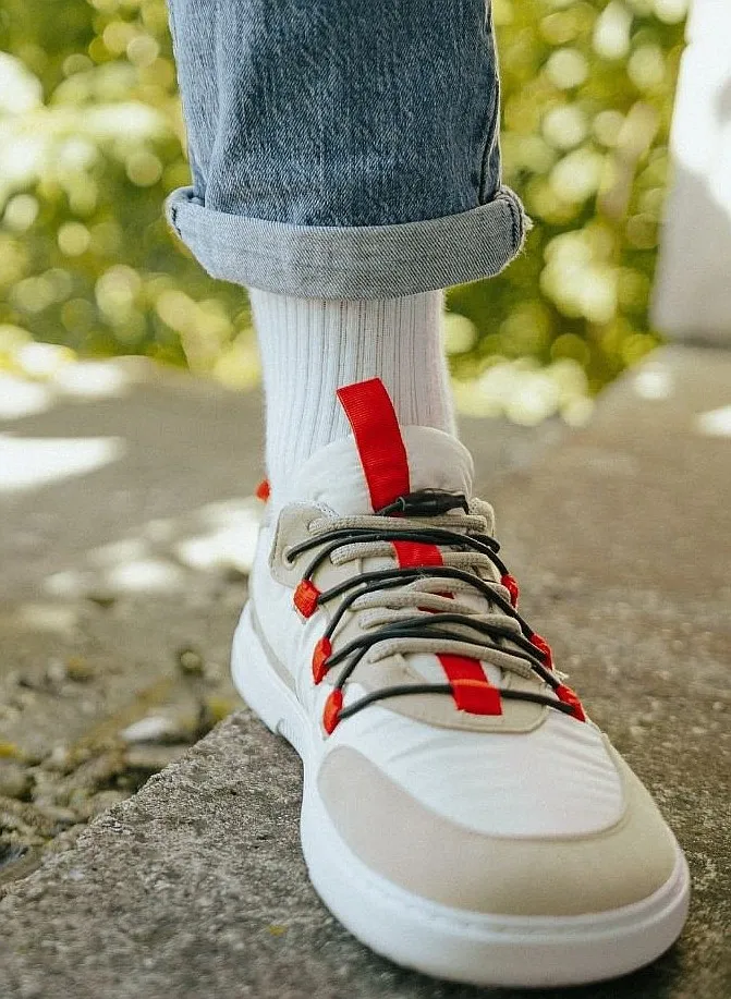 zapatos Barebarics Revive - Beige & White