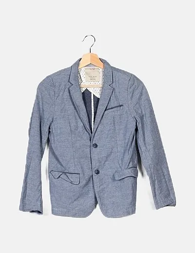 Zara Blazer azul botones